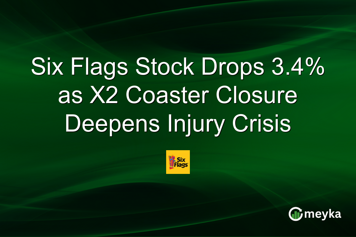 Six Flags Stock Drops 3.4% as X2 Coaster Closure Deepens Injury Crisis