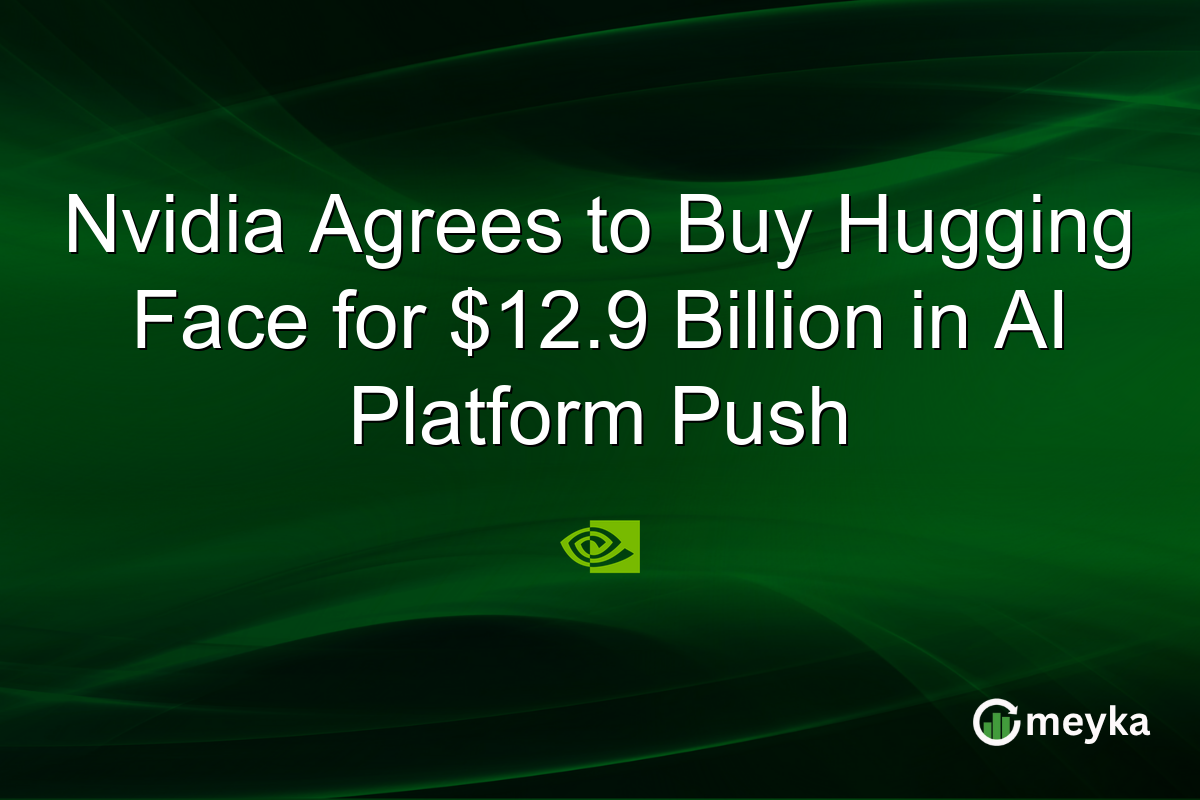 Nvidia Agrees to Buy Hugging Face for $12.9 Billion in AI Platform Push