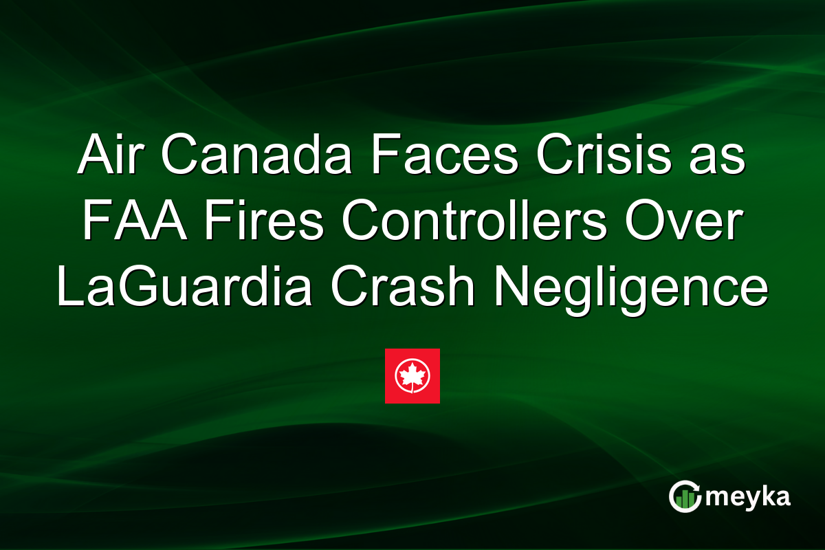 Air Canada Faces Crisis as FAA Fires Controllers Over LaGuardia Crash Negligence