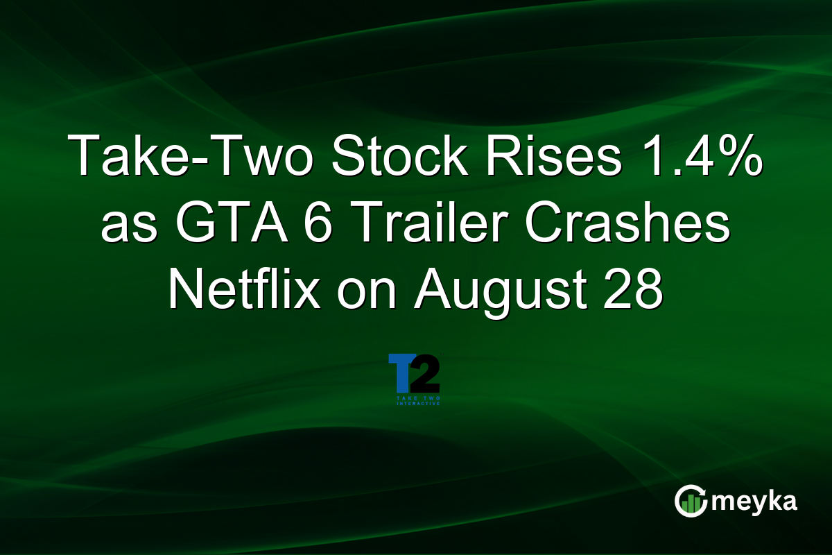 Take-Two Stock Rises 1.4% as GTA 6 Trailer Crashes Netflix on August 28