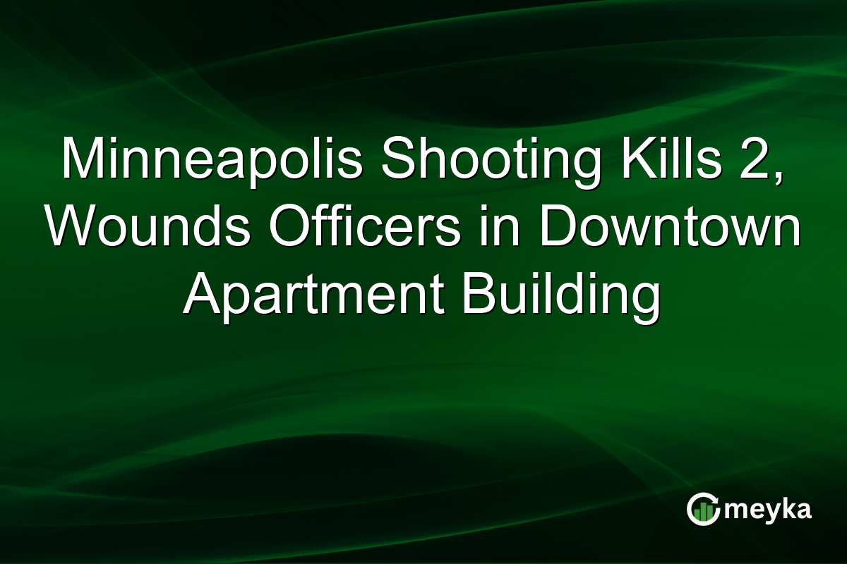 Minneapolis Shooting Kills 2, Wounds Officers in Downtown Apartment Building