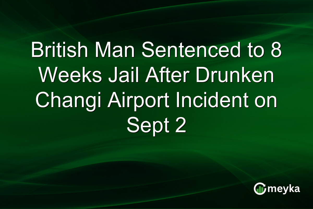 British Man Sentenced to 8 Weeks Jail After Drunken Changi Airport Incident on Sept 2