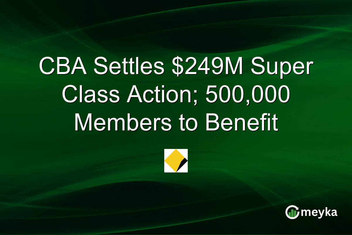 CBA Settles $249M Super Class Action; 500,000 Members to Benefit