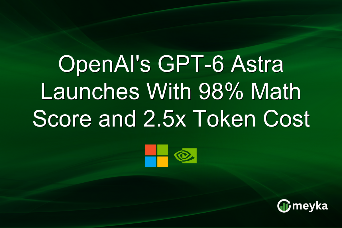 OpenAI’s GPT-6 Astra Launches With 98% Math Score and 2.5x Token Cost