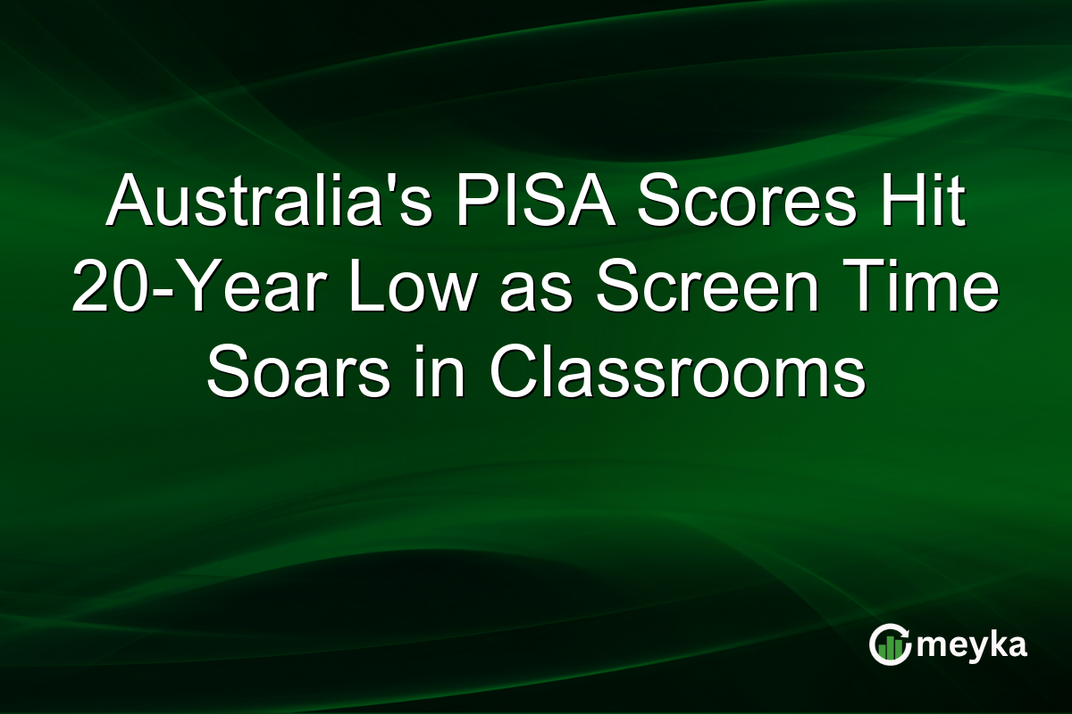 Australia’s PISA Scores Hit 20-Year Low as Screen Time Soars in Classrooms