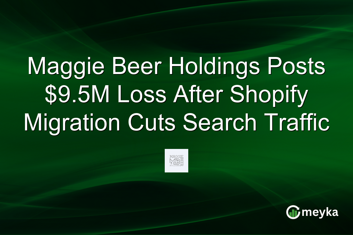 Maggie Beer Holdings Posts $9.5M Loss After Shopify Migration Cuts Search Traffic