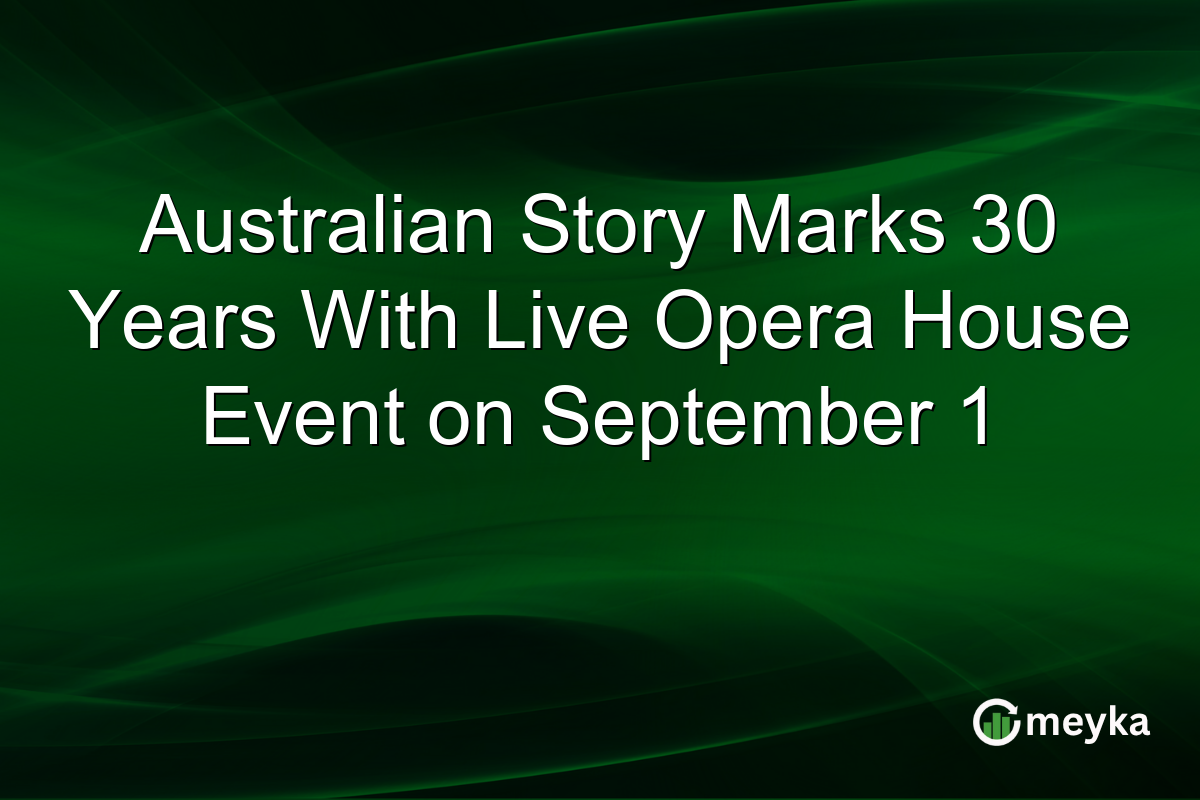 Australian Story Marks 30 Years With Live Opera House Event on September 1