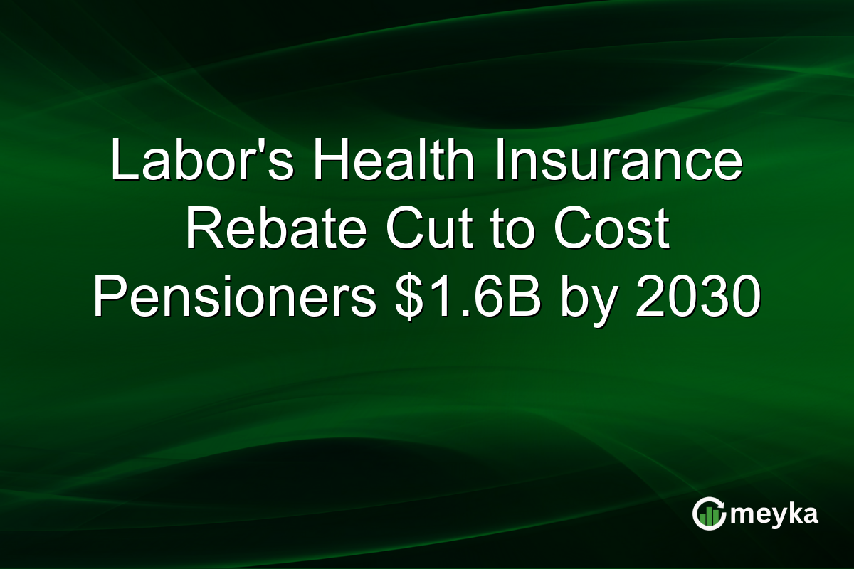 Labor’s Health Insurance Rebate Cut to Cost Pensioners $1.6B by 2030
