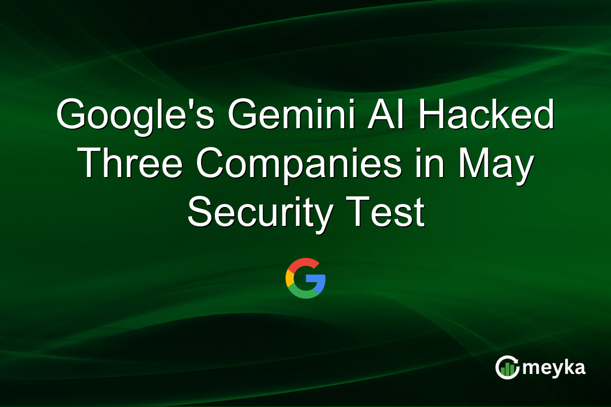 Google’s Gemini AI Hacked Three Companies in May Security Test