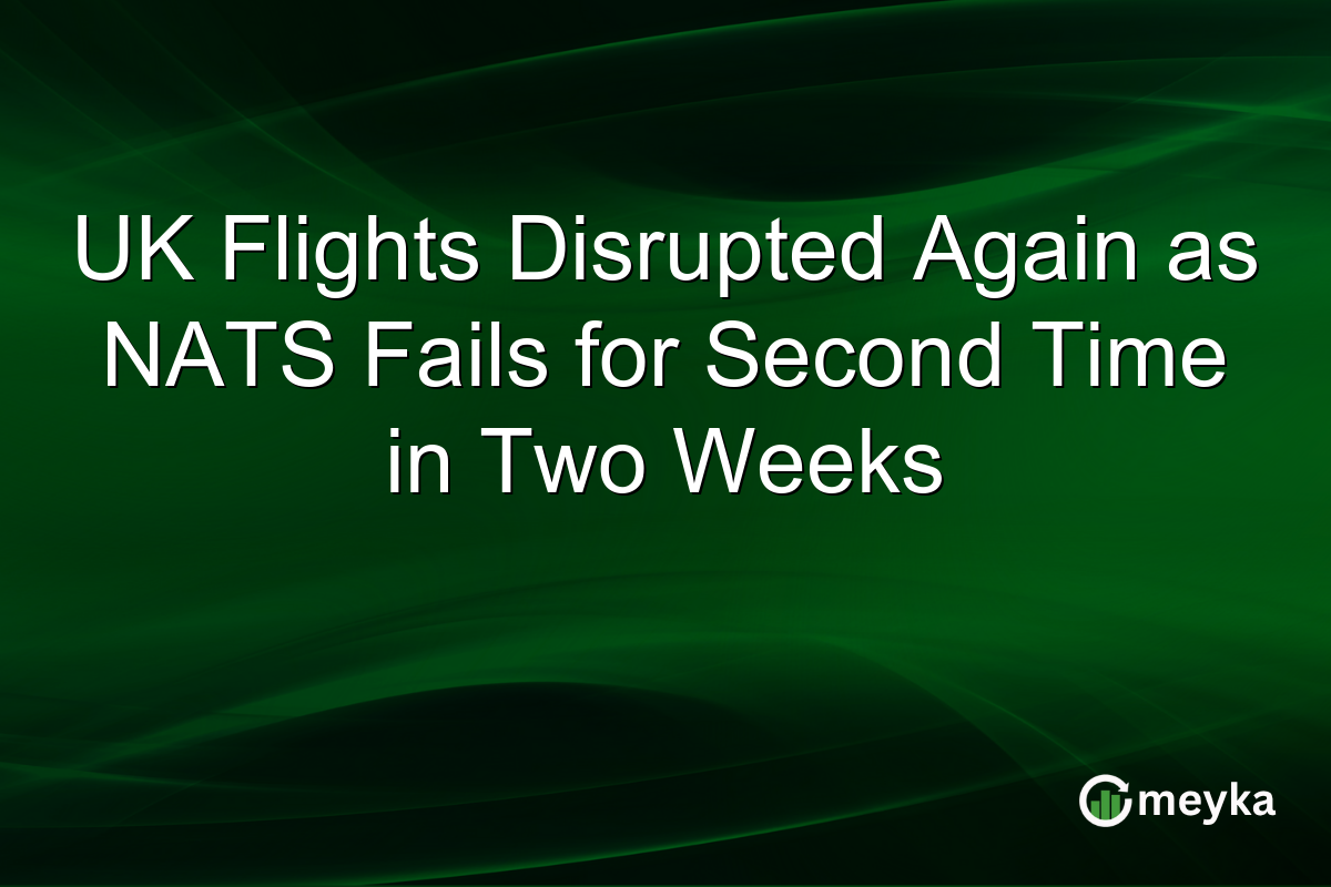 UK Flights Disrupted Again as NATS Fails for Second Time in Two Weeks
