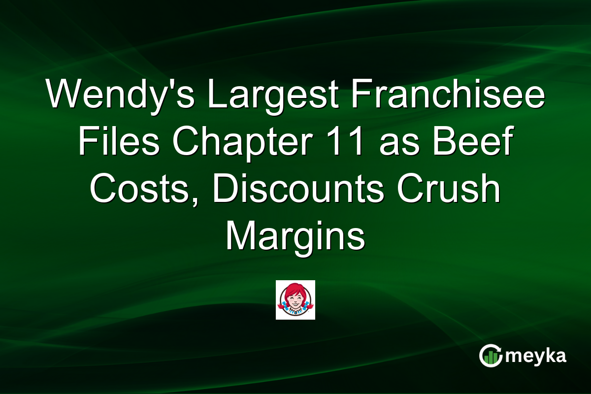 Wendy’s Largest Franchisee Files Chapter 11 as Beef Costs, Discounts Crush Margins