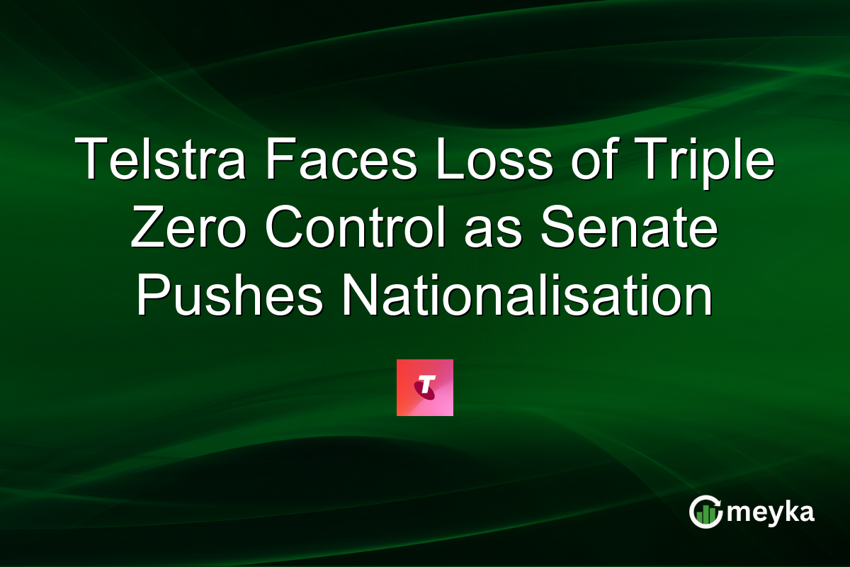 Telstra Faces Loss of Triple Zero Control as Senate Pushes Nationalisation