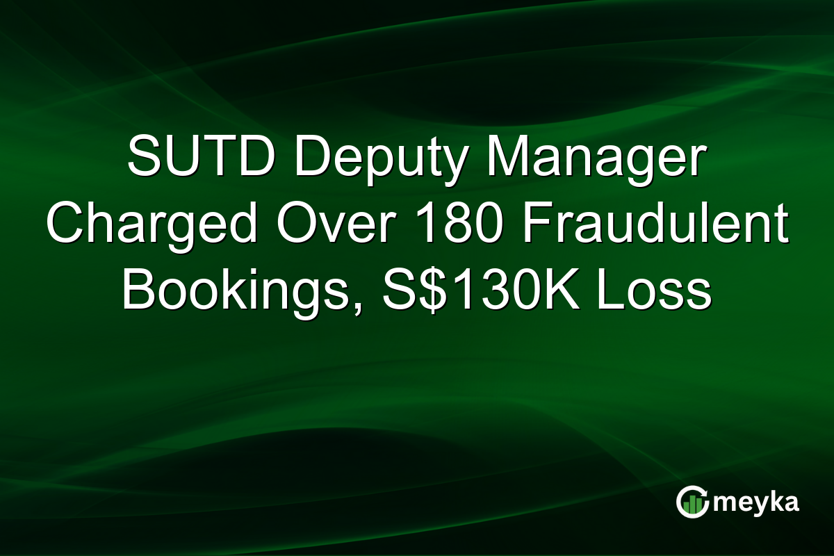 SUTD Deputy Manager Charged Over 180 Fraudulent Bookings, S$130K Loss