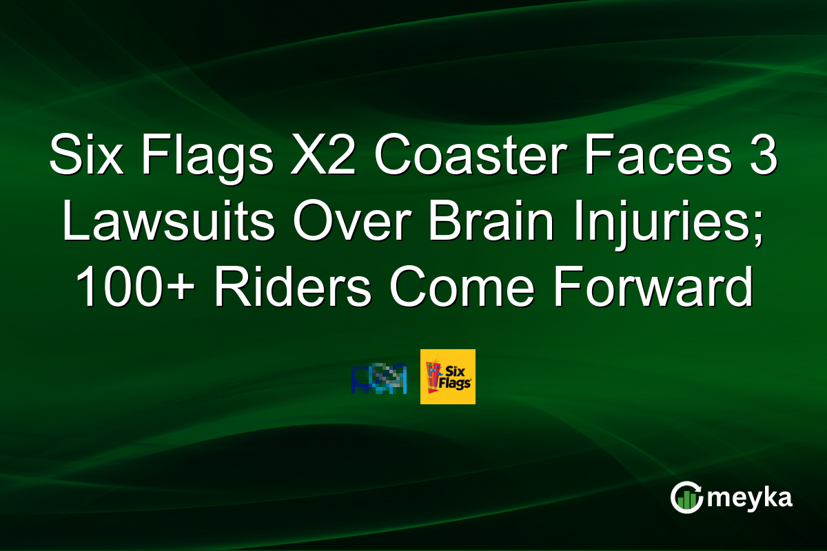 Six Flags X2 Coaster Faces 3 Lawsuits Over Brain Injuries; 100+ Riders Come Forward
