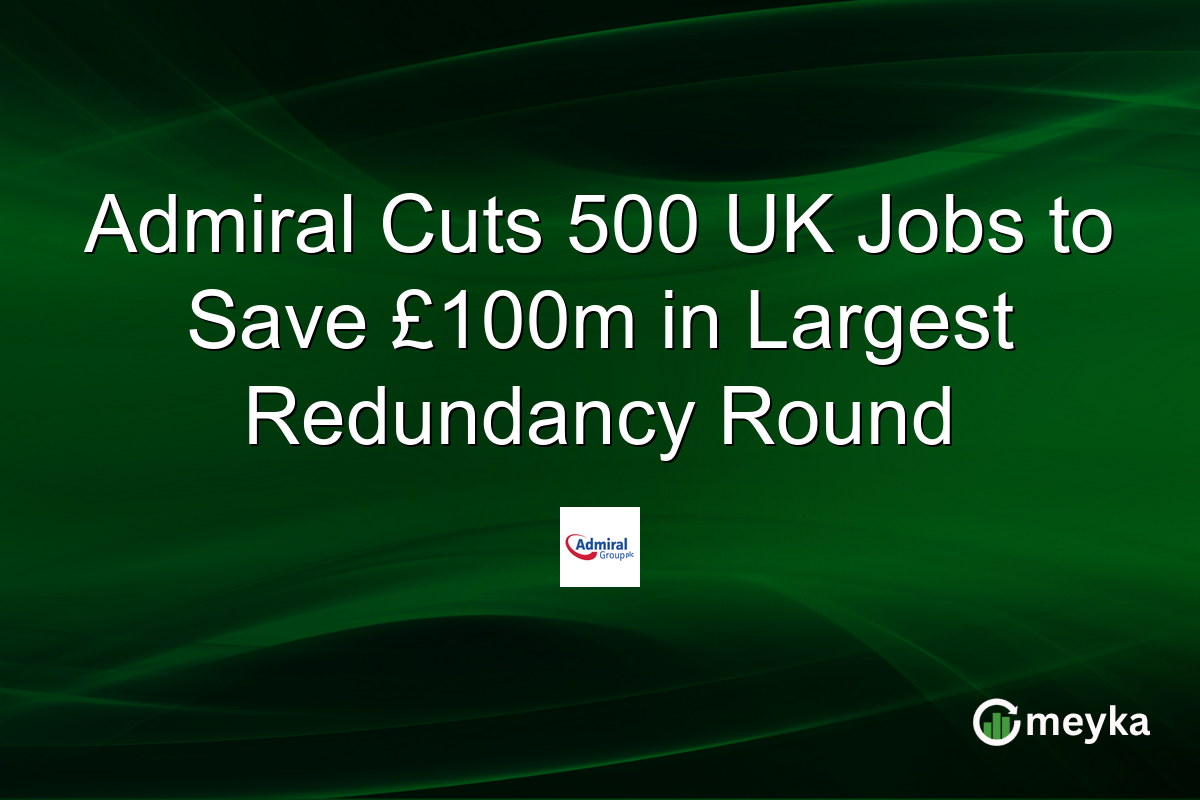 Admiral Cuts 500 UK Jobs to Save £100m in Largest Redundancy Round