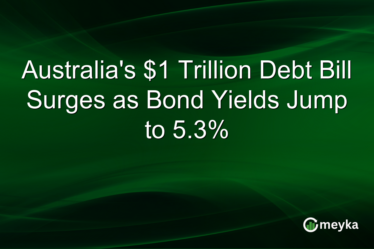 Australia’s $1 Trillion Debt Bill Surges as Bond Yields Jump to 5.3%