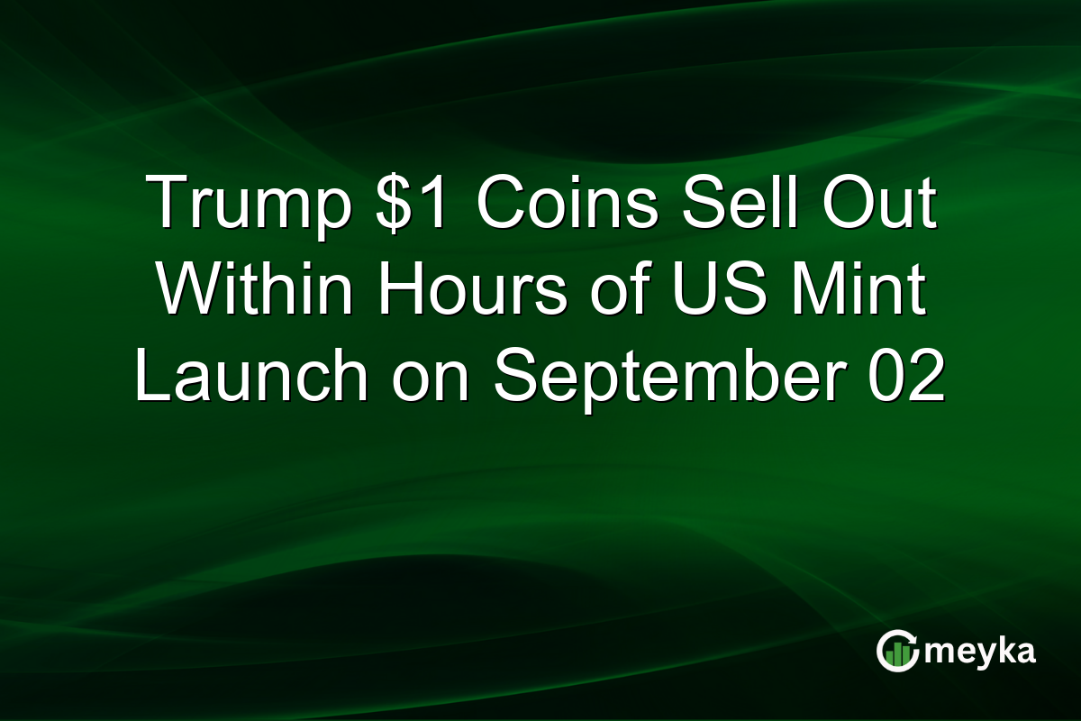 Trump $1 Coins Sell Out Within Hours of US Mint Launch on September 02