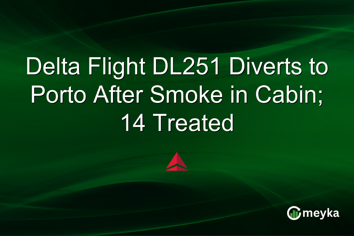 Delta Flight DL251 Diverts to Porto After Smoke in Cabin; 14 Treated