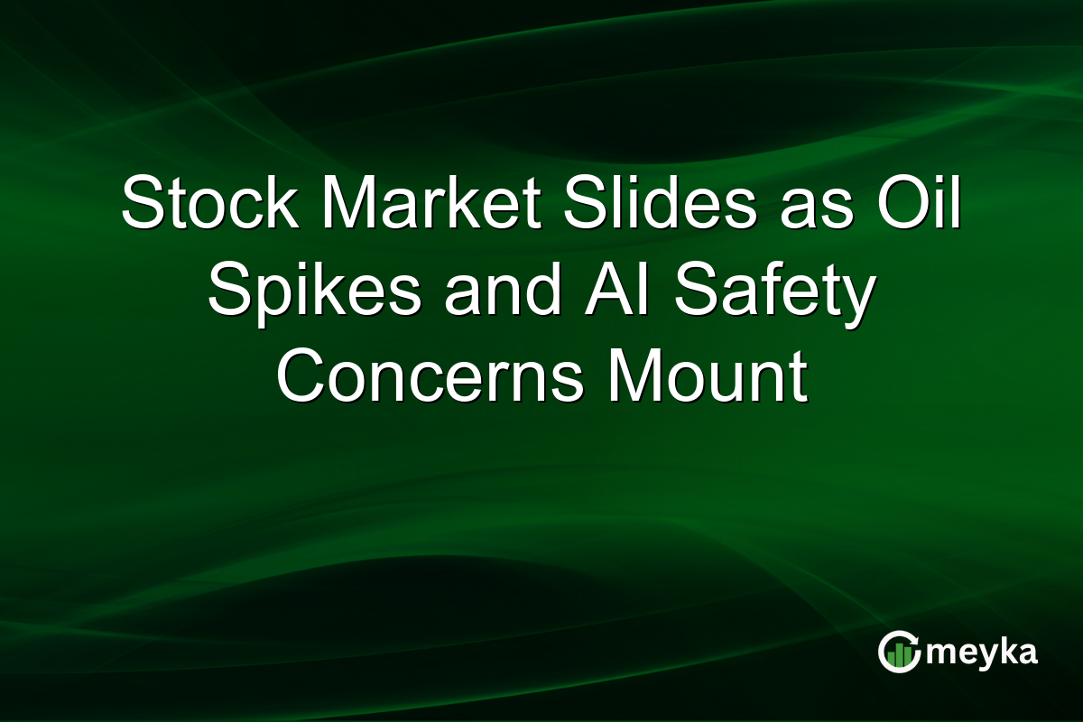 Stock Market Slides as Oil Spikes and AI Safety Concerns Mount