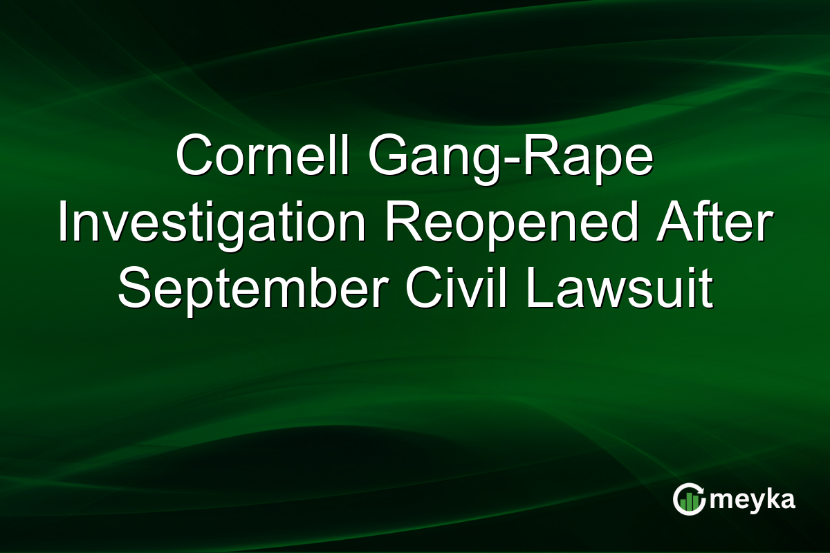 Cornell Gang-Rape Investigation Reopened After September Civil Lawsuit