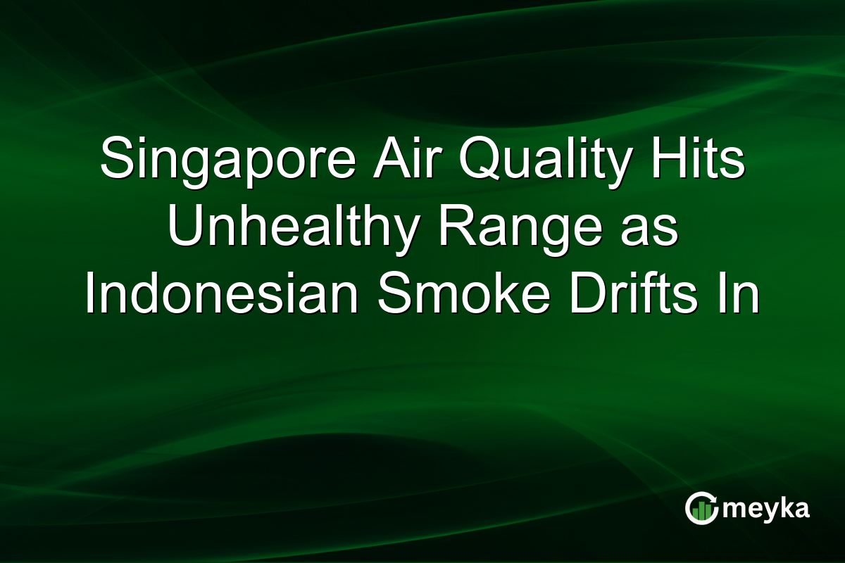 Singapore Air Quality Hits Unhealthy Range as Indonesian Smoke Drifts In