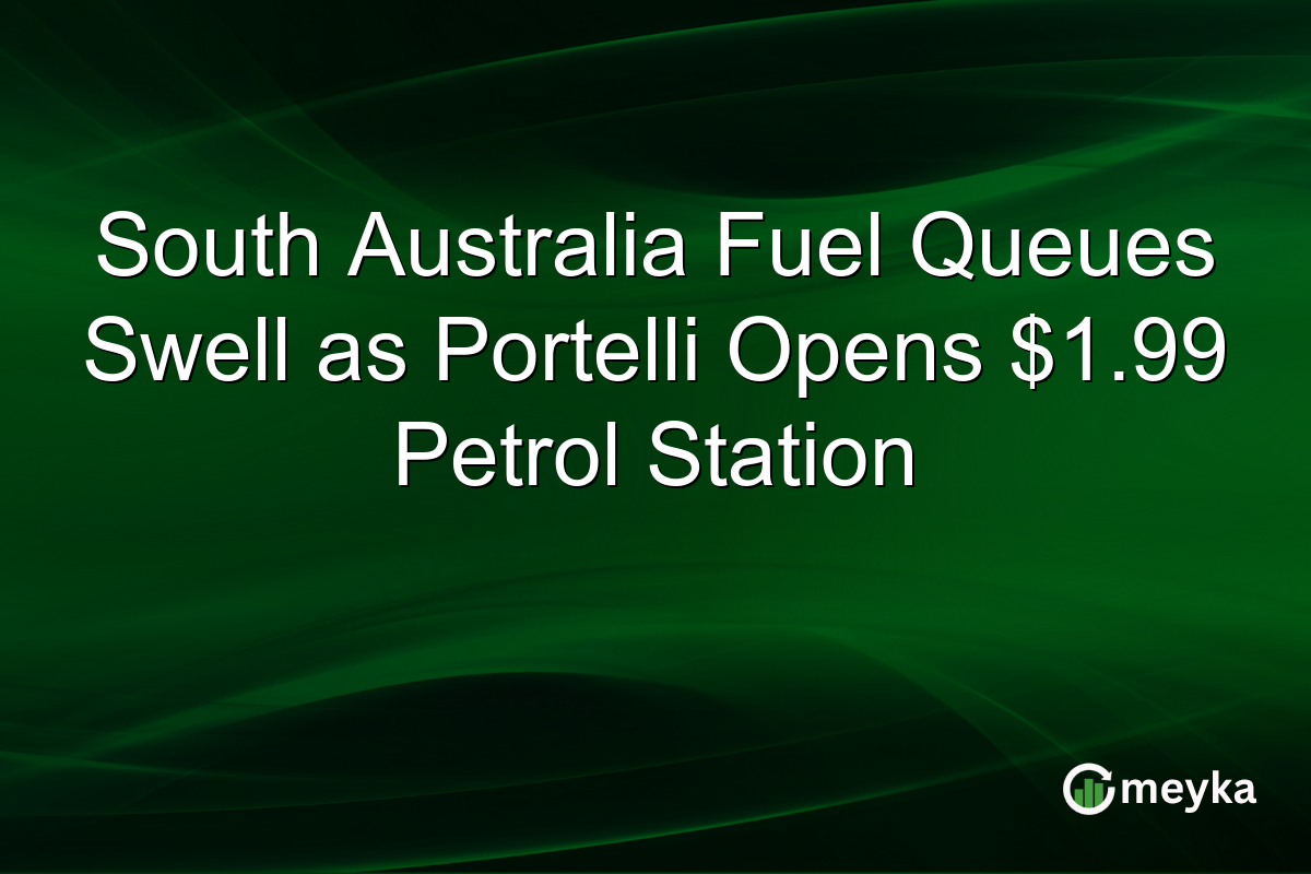 South Australia Fuel Queues Swell as Portelli Opens $1.99 Petrol Station