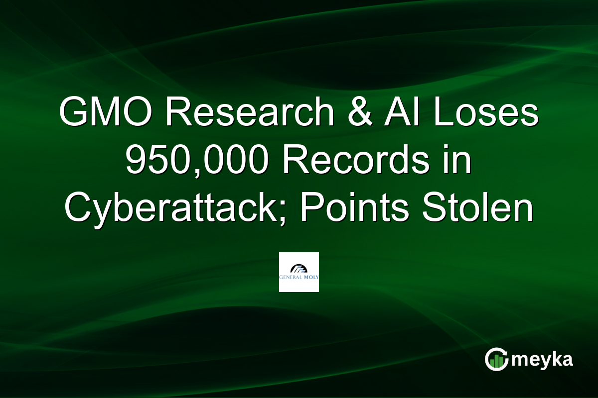 GMO Research & AI Loses 950,000 Records in Cyberattack; Points Stolen