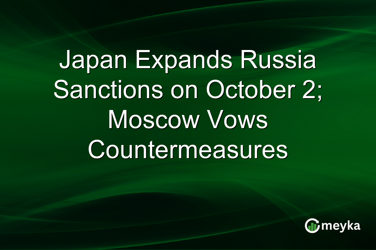 Japan Expands Russia Sanctions on October 2; Moscow Vows Countermeasures