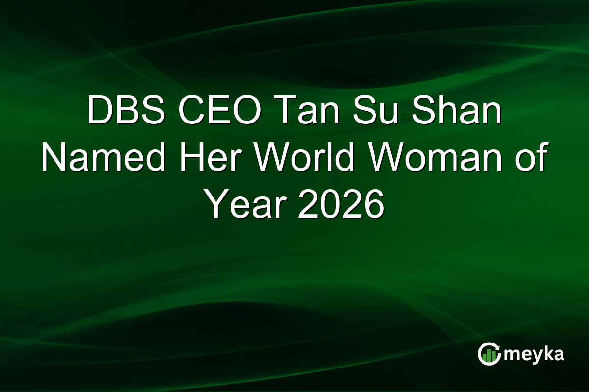 DBS CEO Tan Su Shan Named Her World Woman of Year 2026