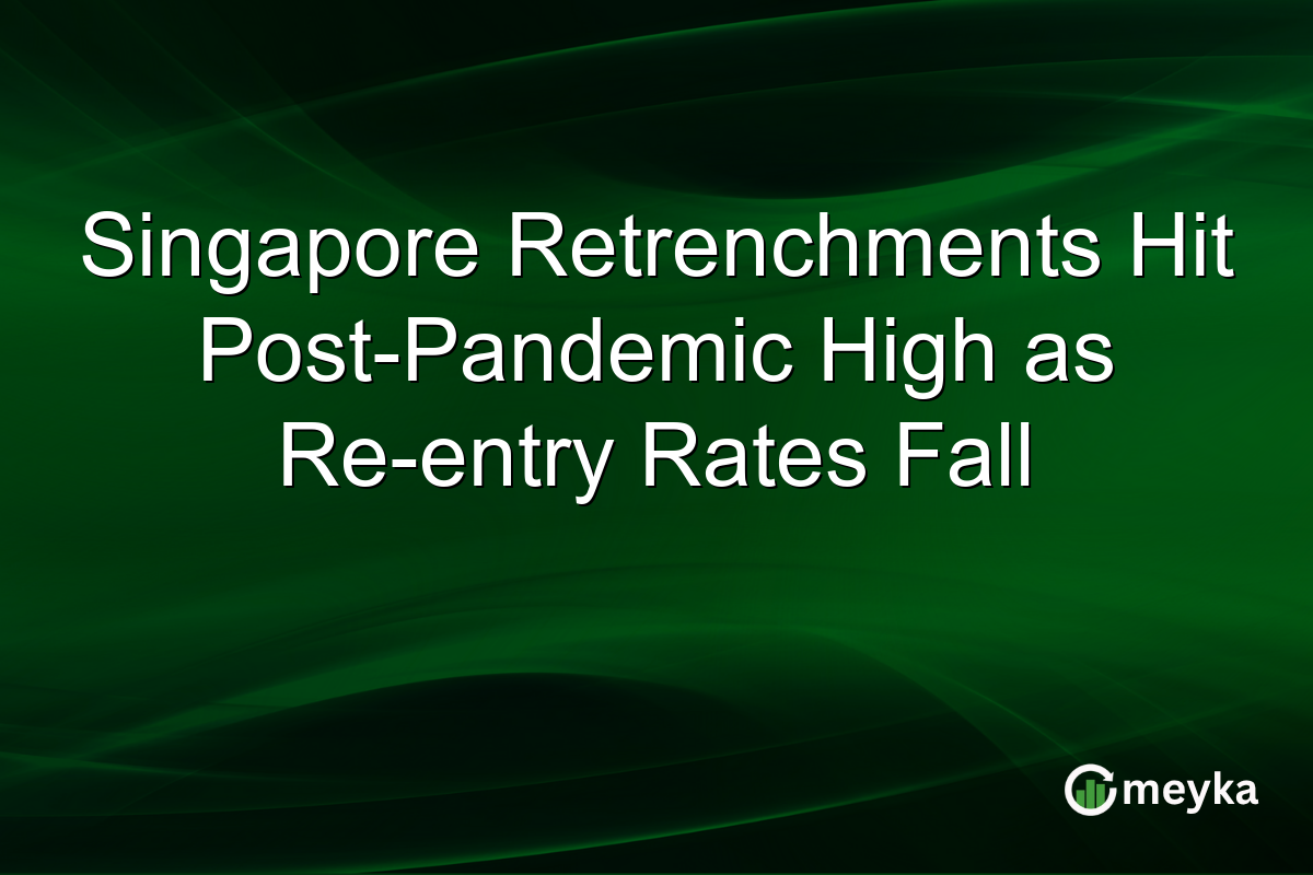 Singapore Retrenchments Hit Post-Pandemic High as Re-entry Rates Fall