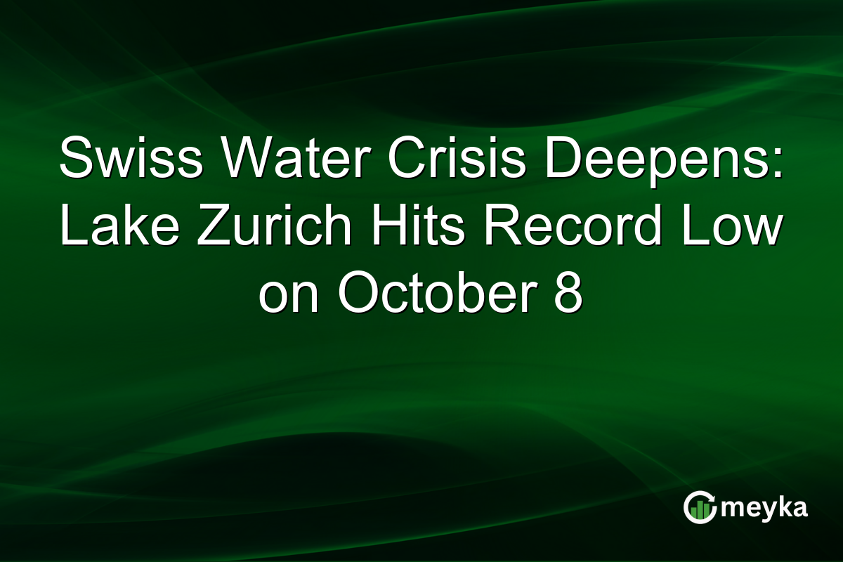 Swiss Water Crisis Deepens: Lake Zurich Hits Record Low on October 8