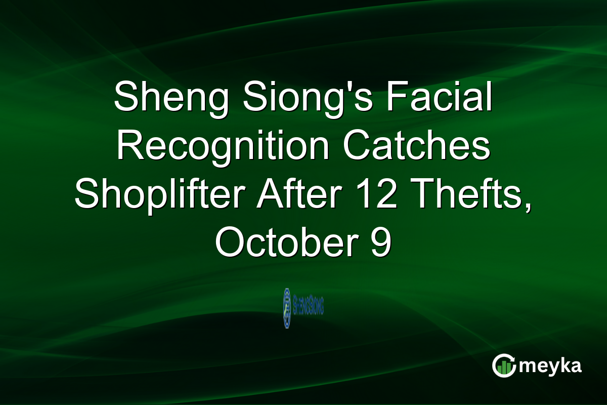 Sheng Siongβs Facial Recognition Catches Shoplifter After 12 Thefts, October 9