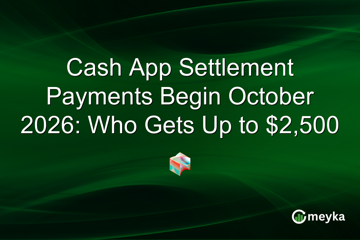 Cash App Settlement Payments Begin October 2026: Who Gets Up to $2,500