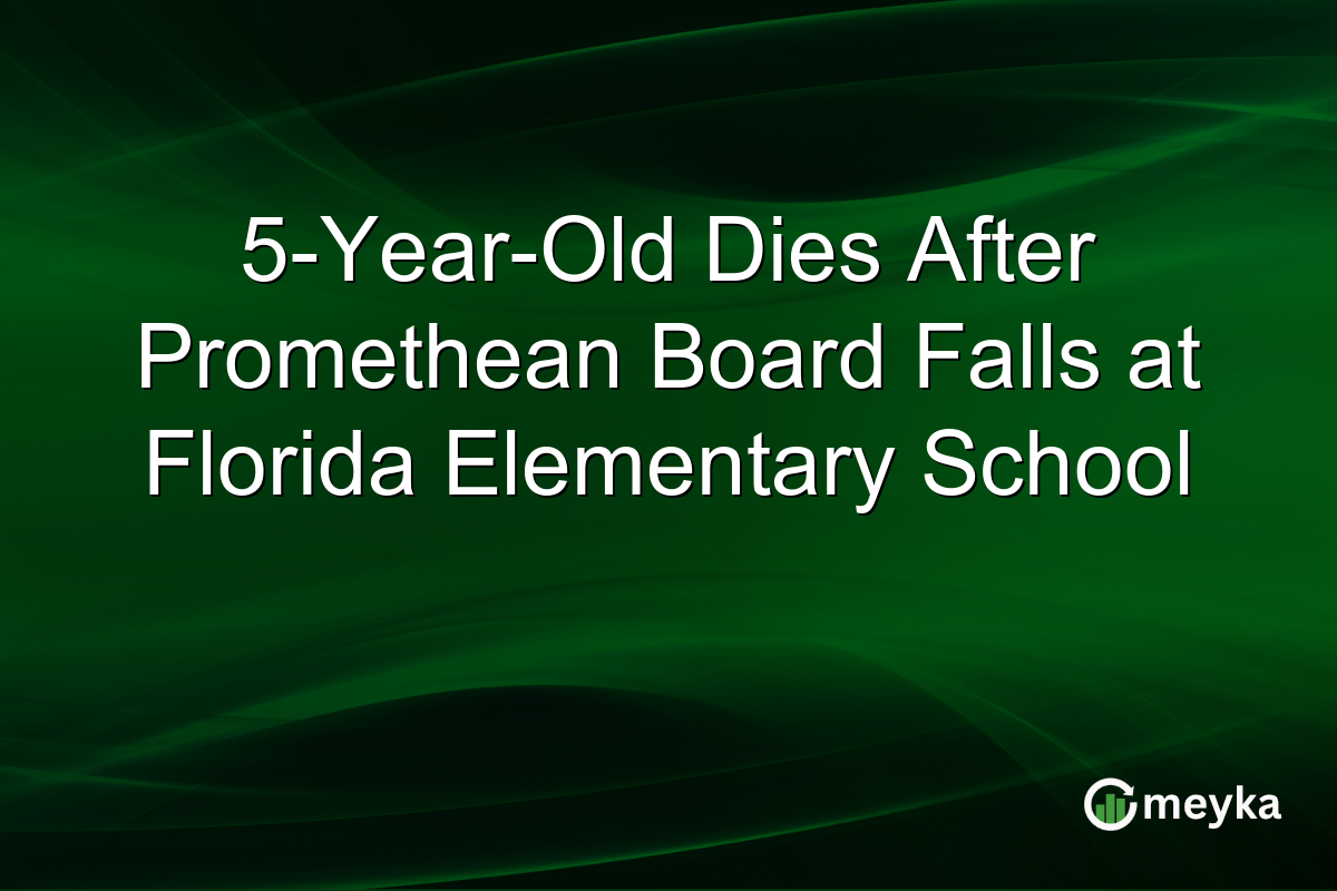 5-Year-Old Dies After Promethean Board Falls at Florida Elementary School