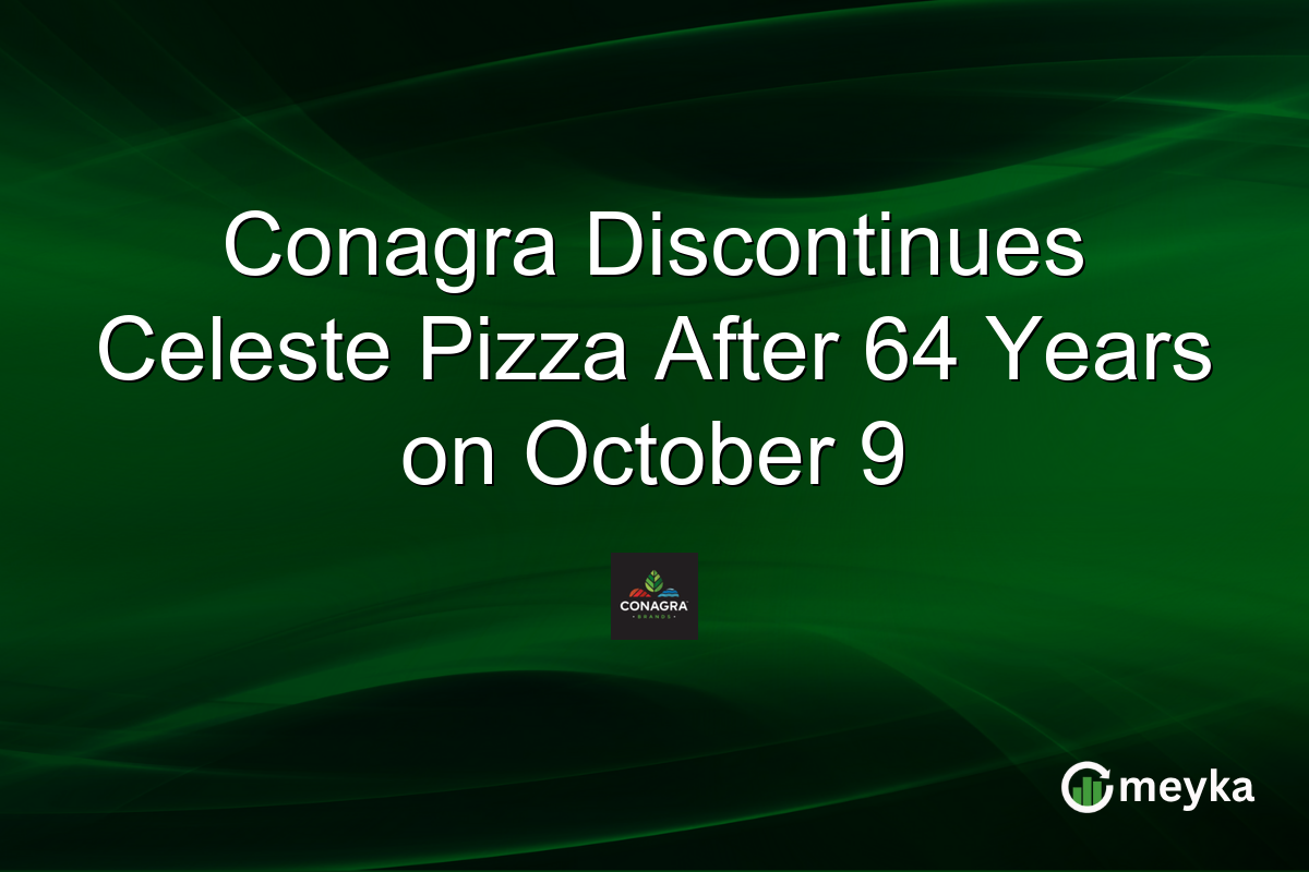 Conagra Discontinues Celeste Pizza After 64 Years on October 9