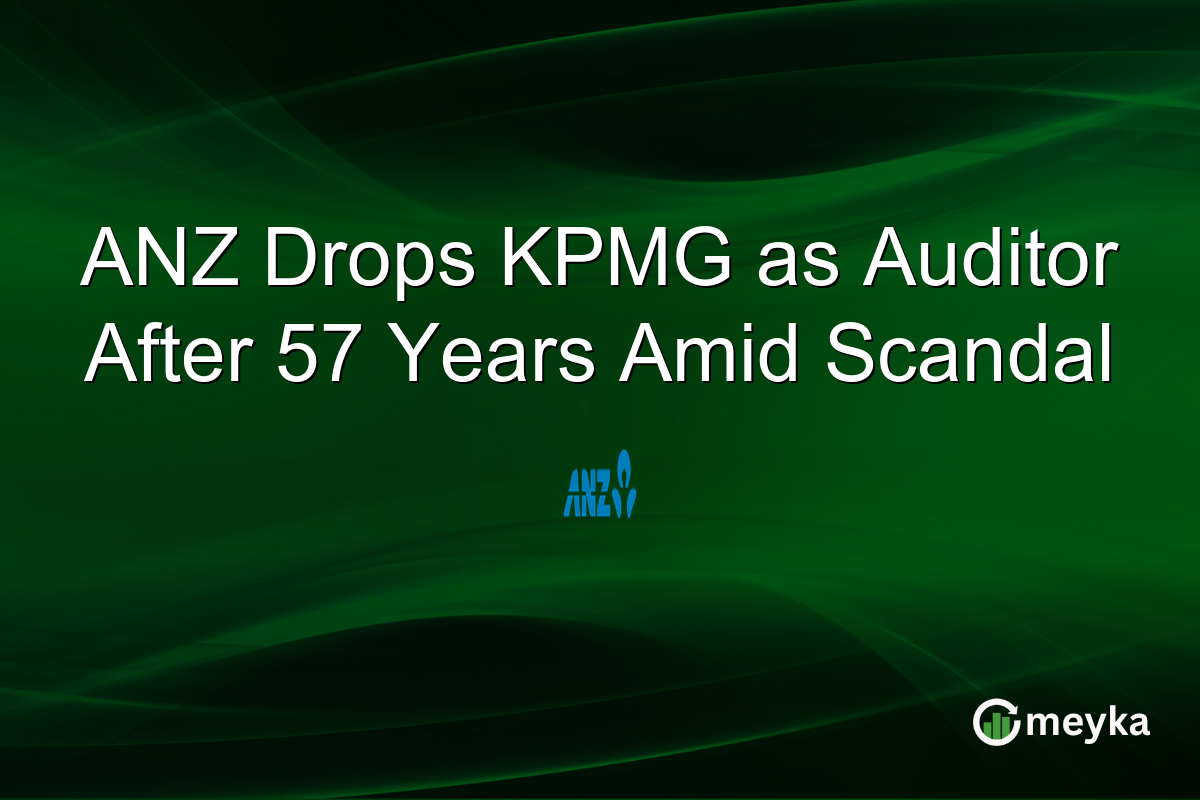 ANZ Drops KPMG as Auditor After 57 Years Amid Scandal