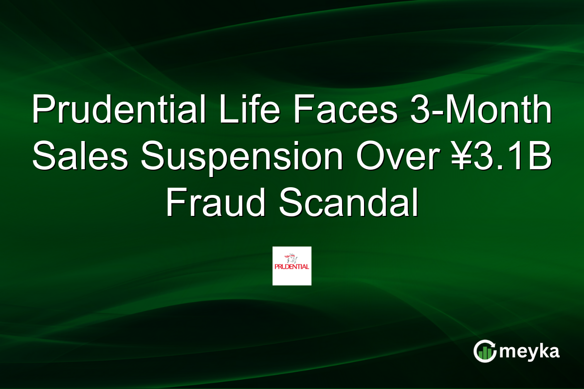 Prudential Life Faces 3-Month Sales Suspension Over ¥3.1B Fraud Scandal
