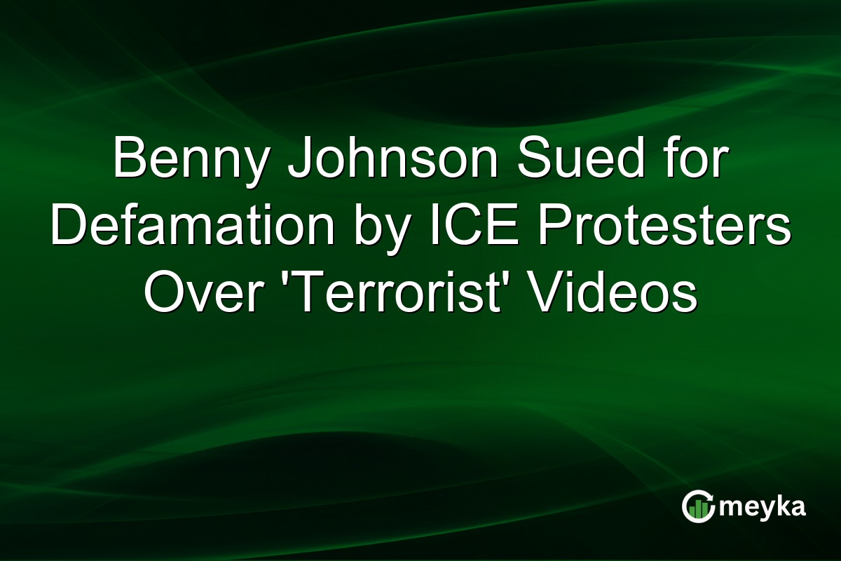 Benny Johnson Sued for Defamation by ICE Protesters Over ‘Terrorist’ Videos
