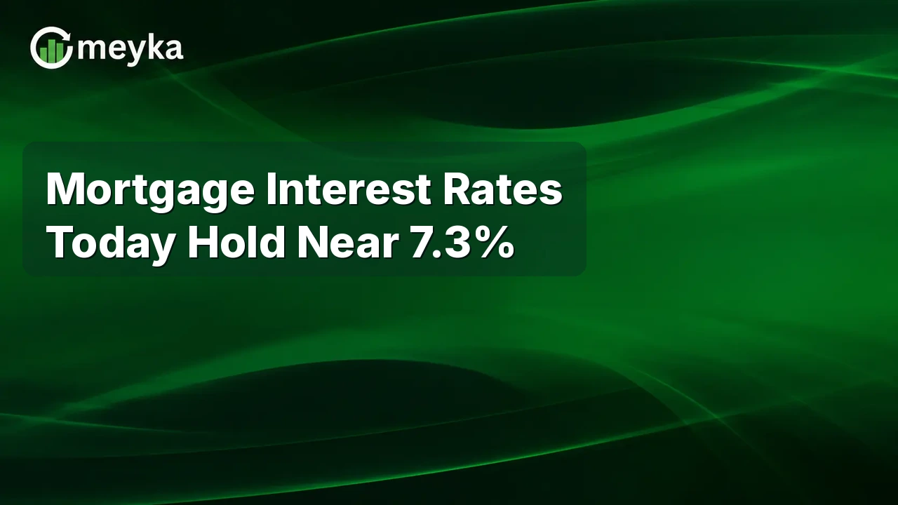 Mortgage Interest Rates Today Hold Near 7.3%